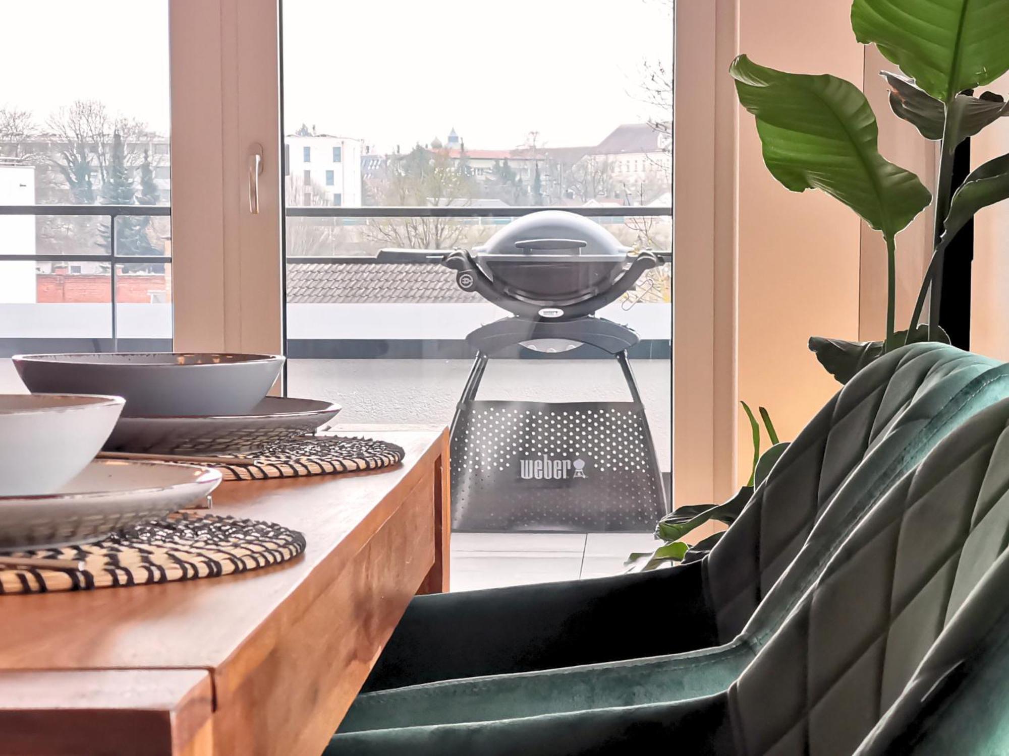 Апартаменты Fynbos Penthouse Deluxe, Balkon, Parkplatz Штраубинг Экстерьер фото